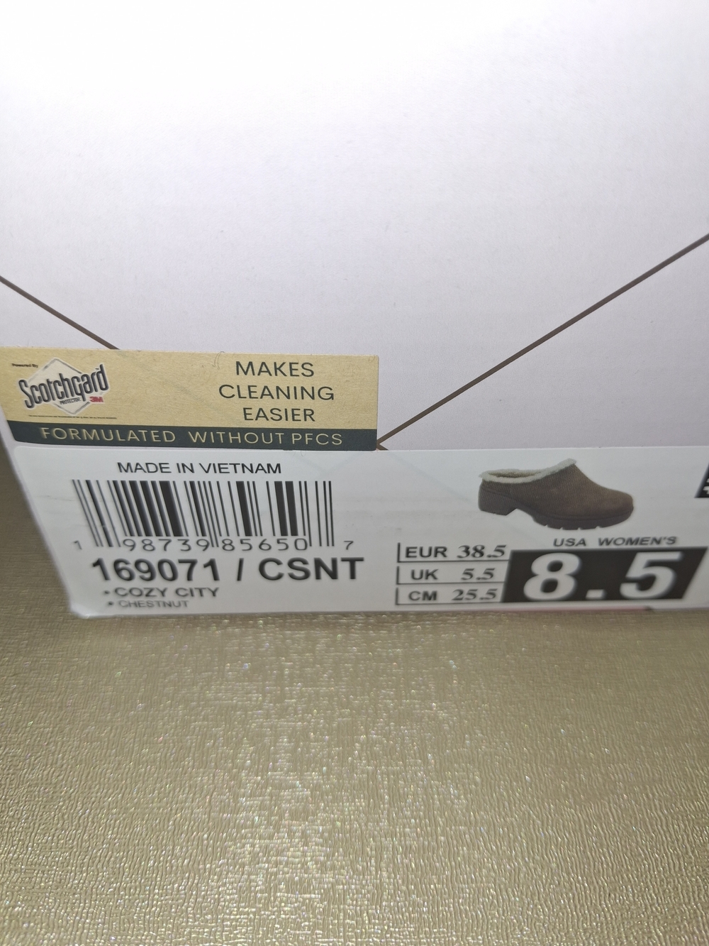 Skechers Cozy City Chestnut Slip-On Clog